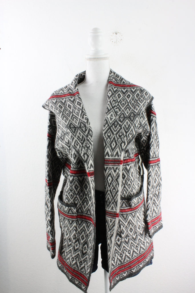 Vintage Grey Cardigan (S) - Vintage & Rags Online