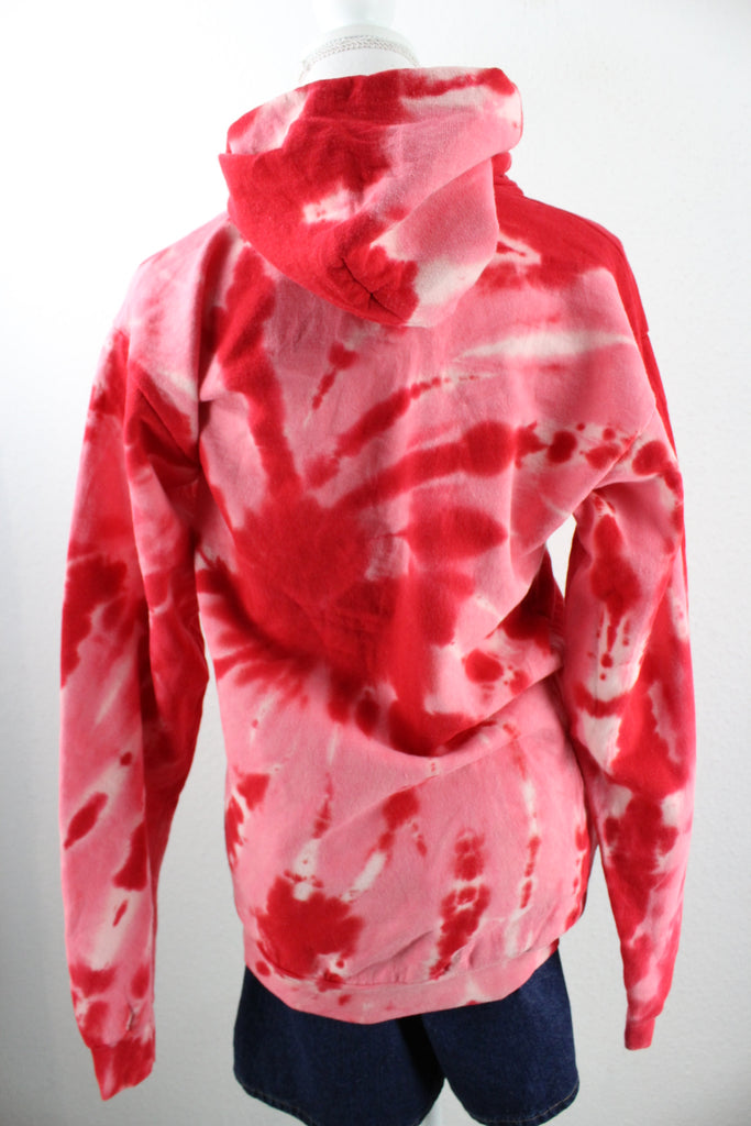 Vintage Pink Tie Dye Hoodie (XL) - Vintage & Rags