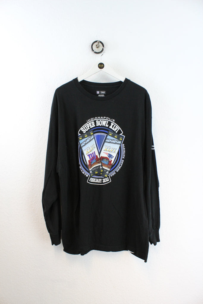 Vintage Indianapolis Super Bowl XLVI Long Sleeve T-Shirt (XXL) - Vintage & Rags