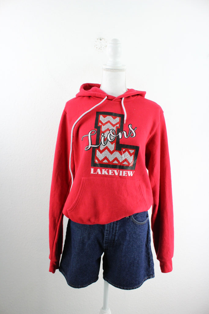 Vintage Lakeview Lions Hoodie (S) - Vintage & Rags Online