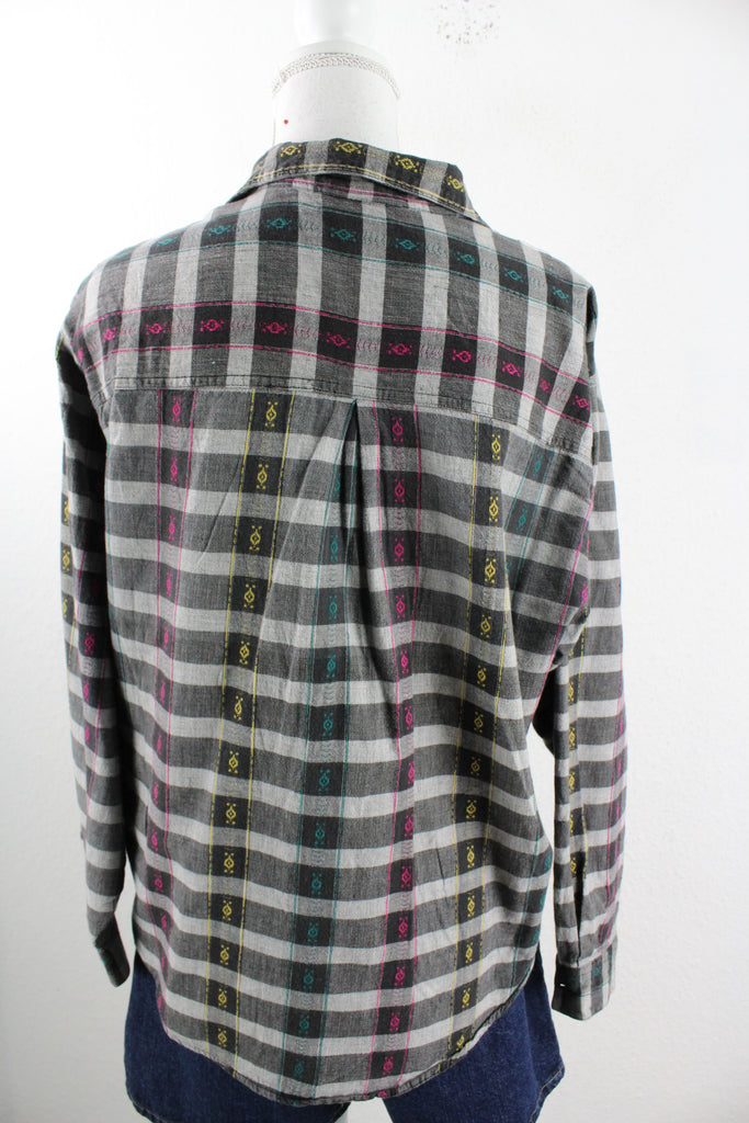 Vintage Grey Shirt (L) - Vintage & Rags Online