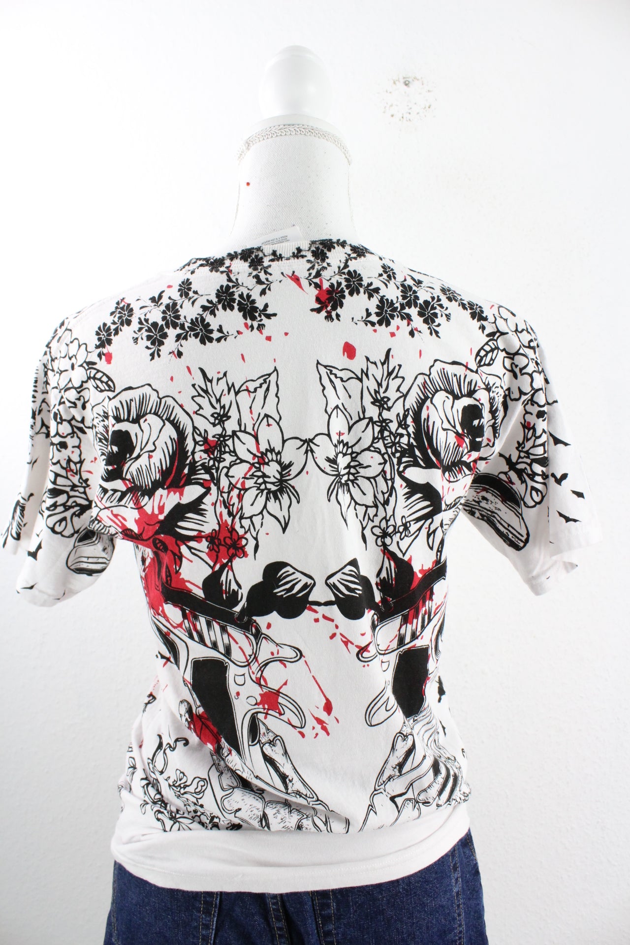 Vintage Scull T-Shirt (S) - Vintage & Rags Online