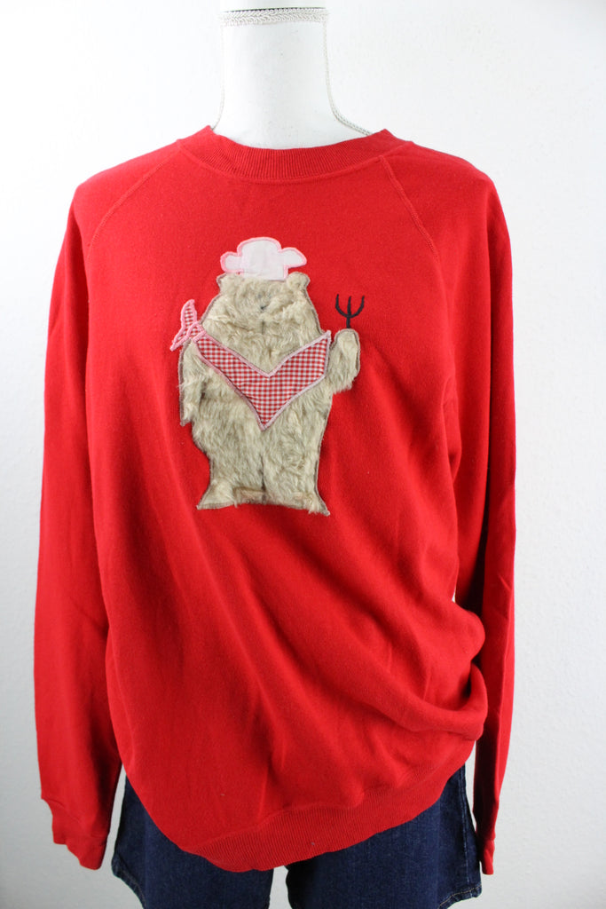 Vintage Bear Sweatshirt (L) - Vintage & Rags Online