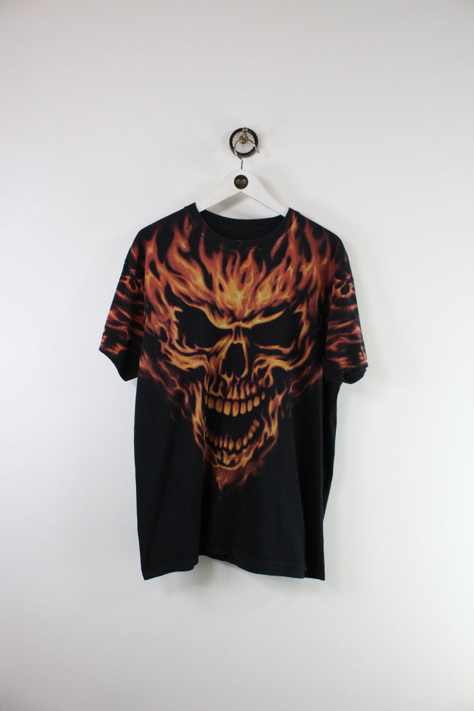 Vintage Fire Skull T-Shirt (L) - Vintage & Rags