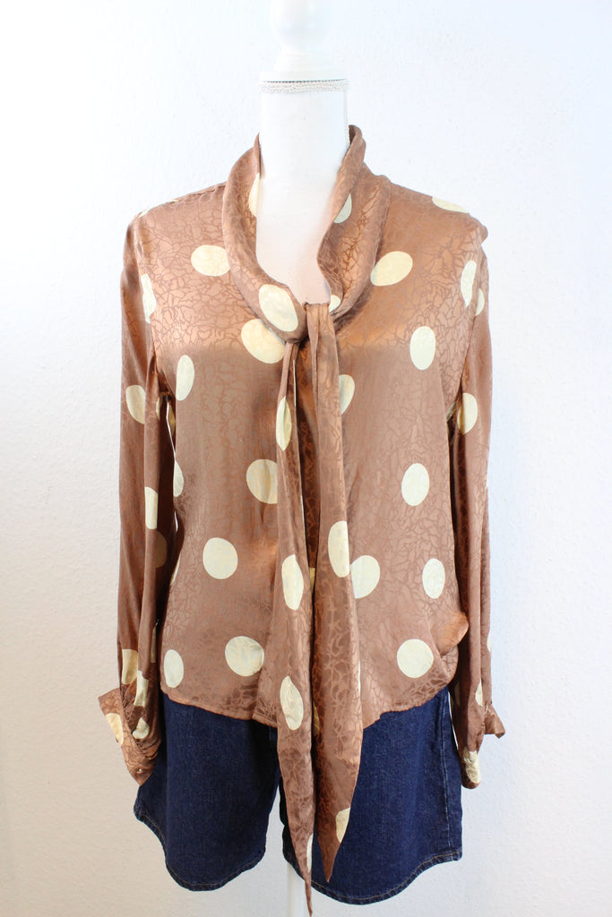 Vintage Silk Blouse (S) - Vintage & Rags