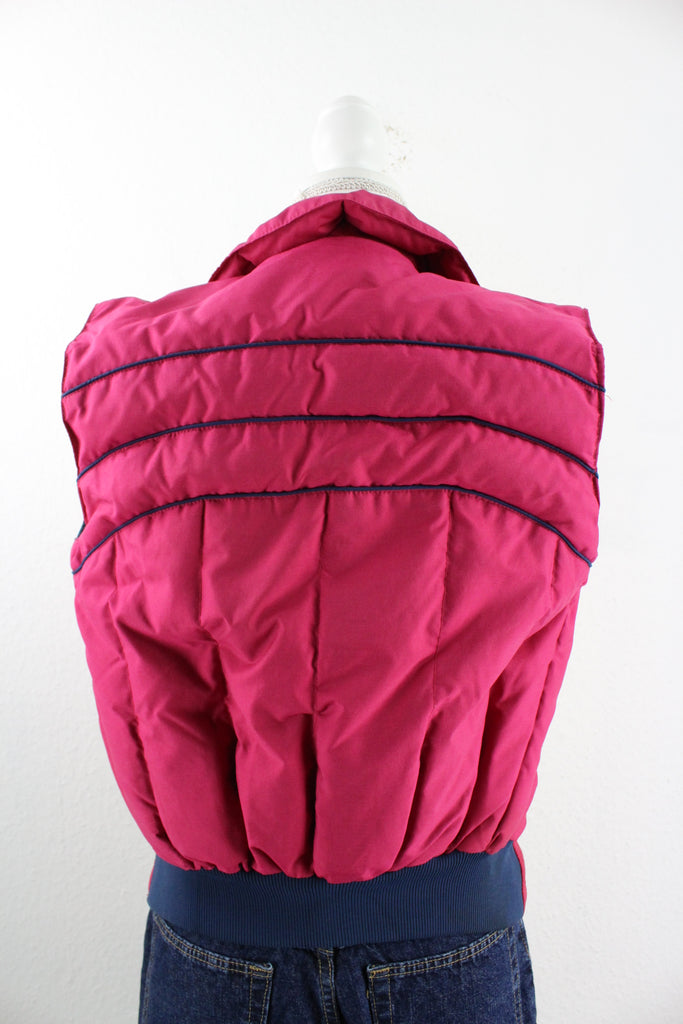 Vintage Pink Vest (S) - Vintage & Rags Online