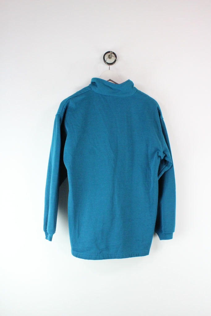 Vintage Blue Zipper Sweatshirt (S) - Vintage & Rags