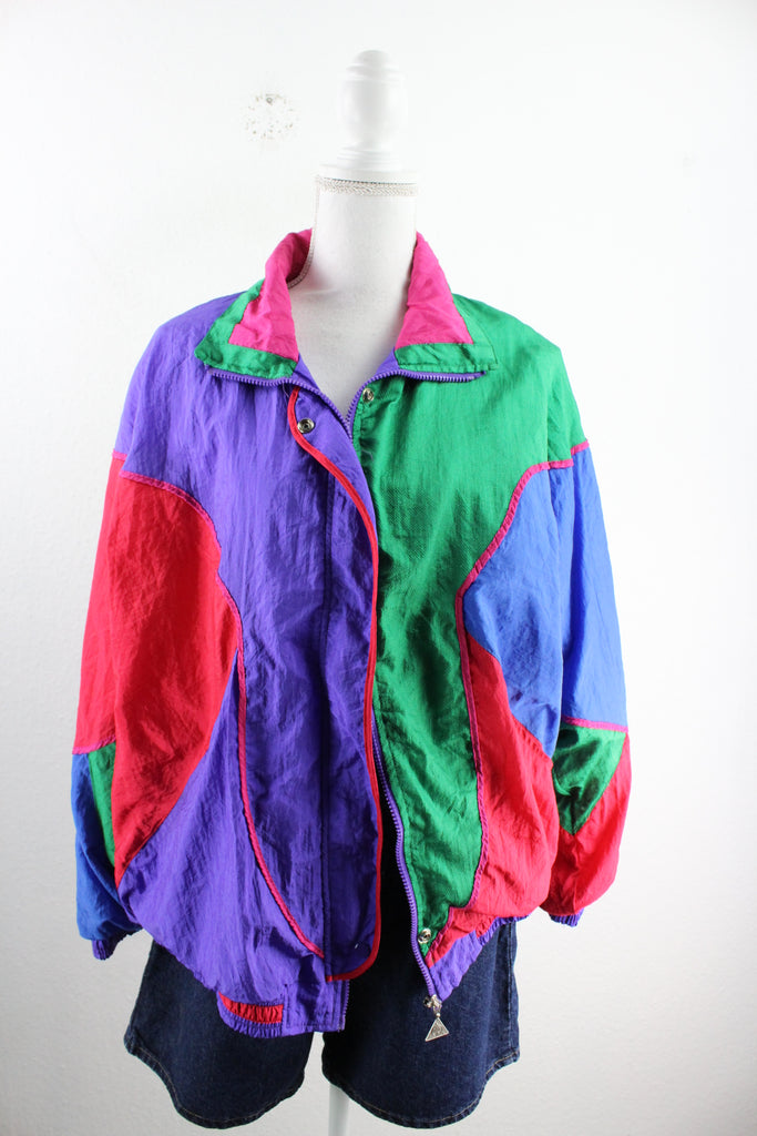 Vintage Colorblock Jacket (L) - Vintage & Rags Online