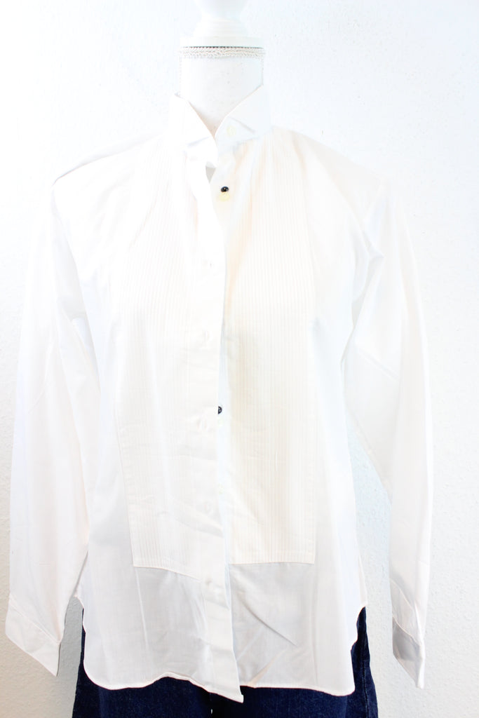 Vintage White Edwards Shirt (S) - Vintage & Rags