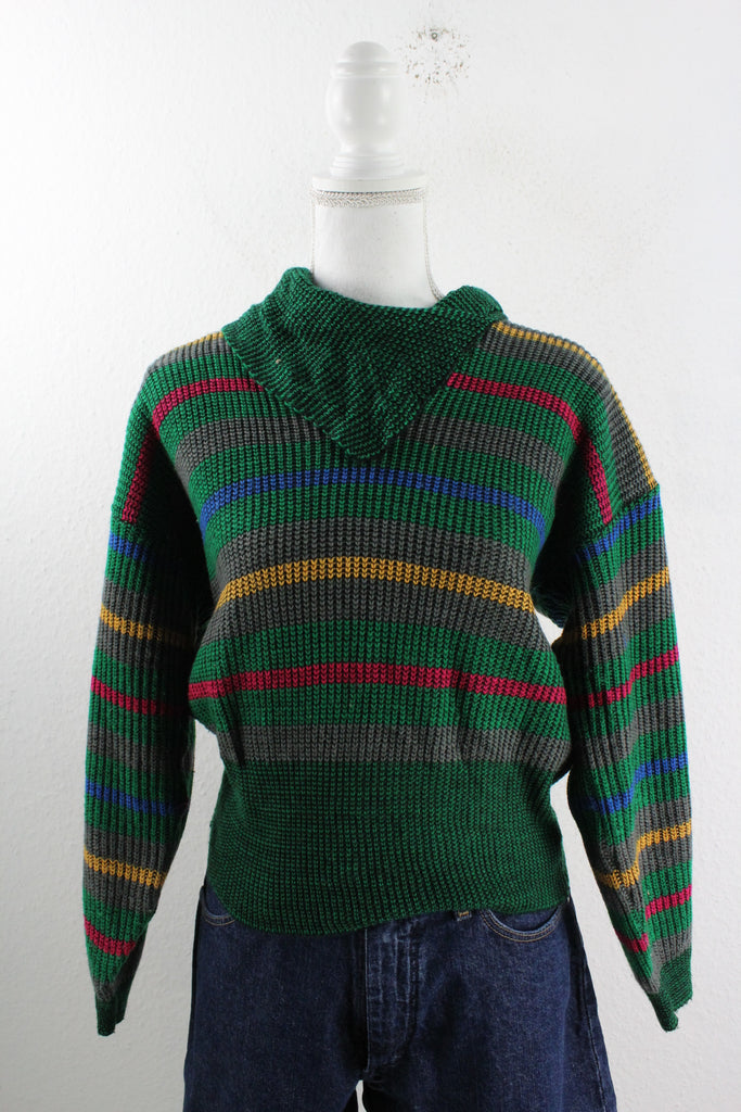 Vintage Knitted Sweatshirt (S) - Vintage & Rags
