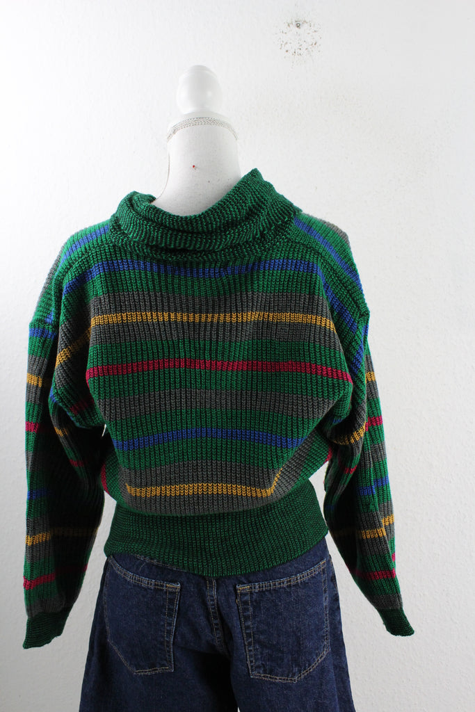 Vintage Knitted Sweatshirt (S) - Vintage & Rags