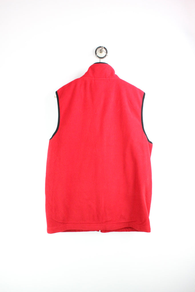 Vintage Red Fleece Vest (M) - Vintage & Rags