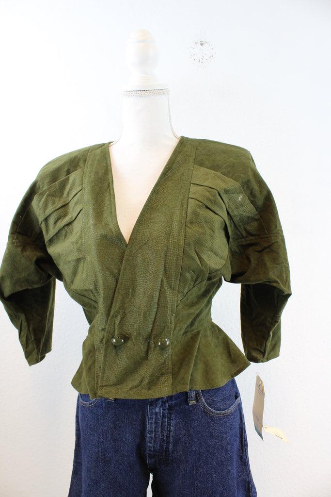 Vintage Green jacket (S) - Vintage & Rags Online