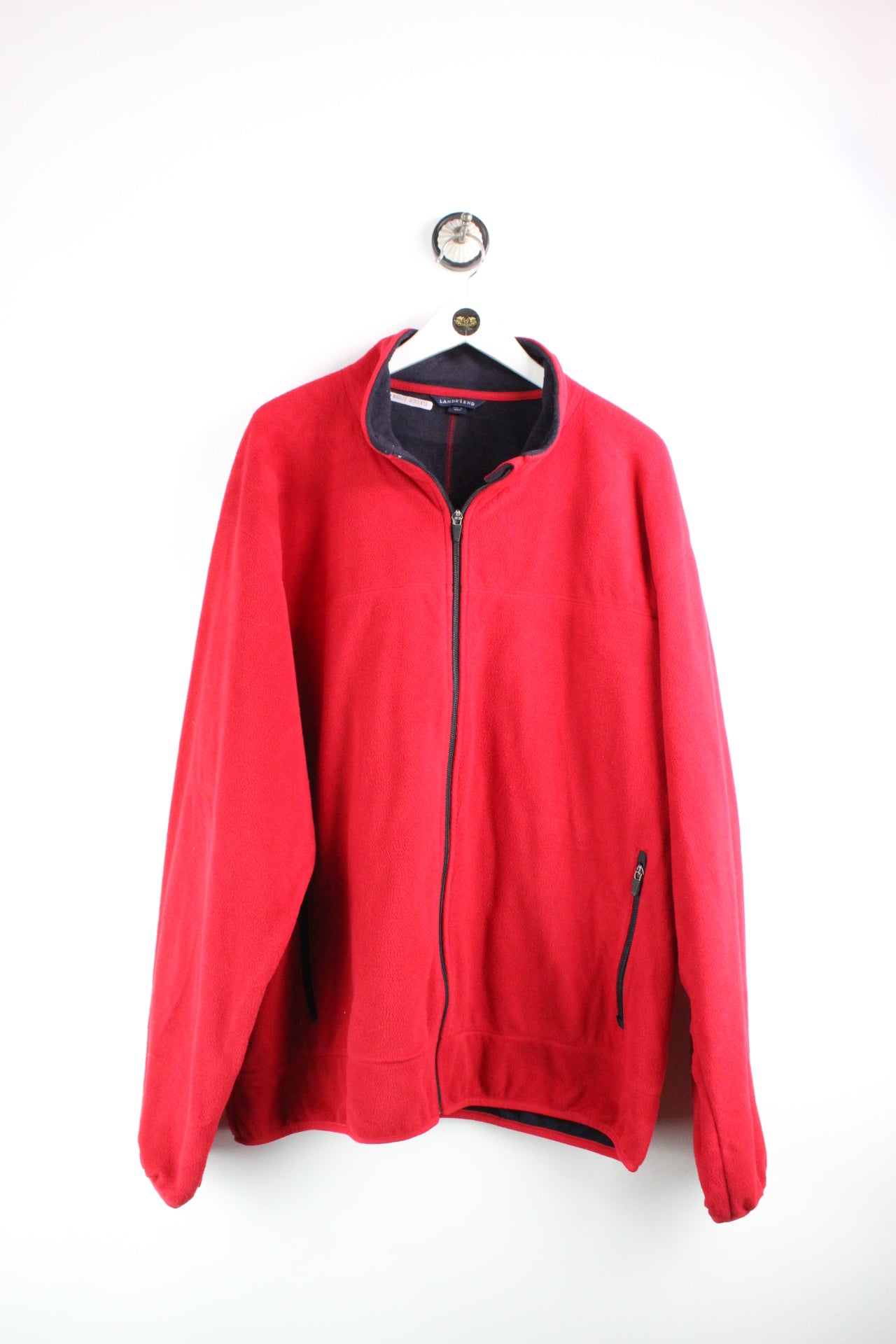 Vintage Red Fleece Jacket (XXL) - Vintage & Rags