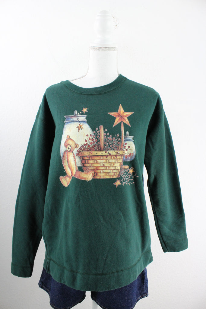 Vintage Bear Sweatshirt (L) - Vintage & Rags Online