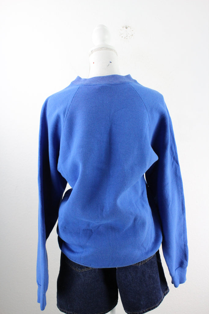 Vintage Blue Sweatshirt (L) - Vintage & Rags Online