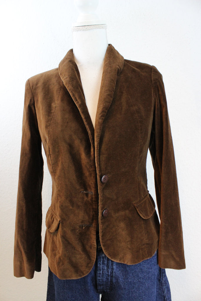 Vintage Brown Blazer (S) - Vintage & Rags