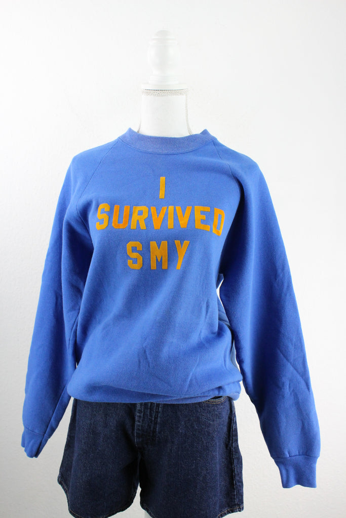 Vintage Blue Sweatshirt (L) - Vintage & Rags Online