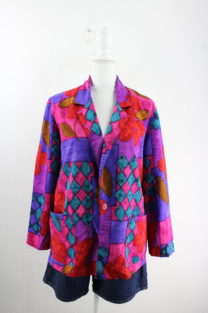 Vintage Pink Blazer (S) - Vintage & Rags Online