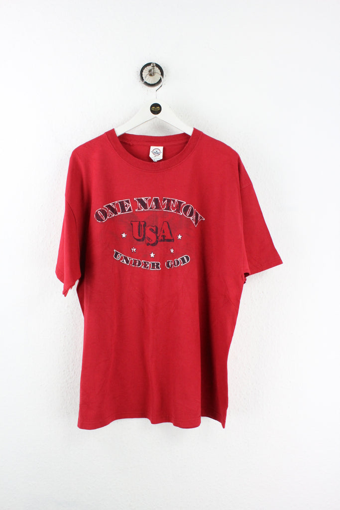 Vintage One Nation Under God T-Shirt (XL) - Vintage & Rags Online