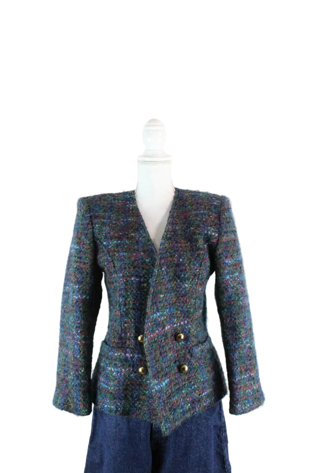 Vintage Wool Blazer (XS) - Vintage & Rags