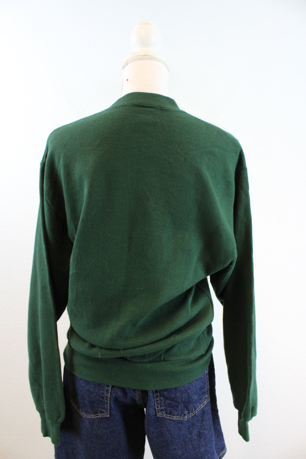 Vintage Green Sweatshirt (S) - Vintage & Rags Online