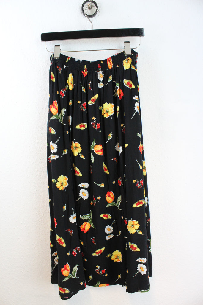 Vintage Floral Skirt (M) - Vintage & Rags