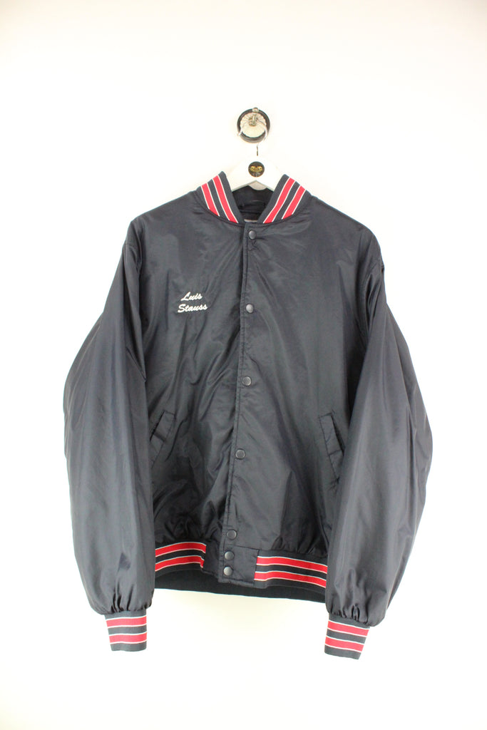 Vintage Black Holloway Baseball Jacket (M) - Vintage & Rags