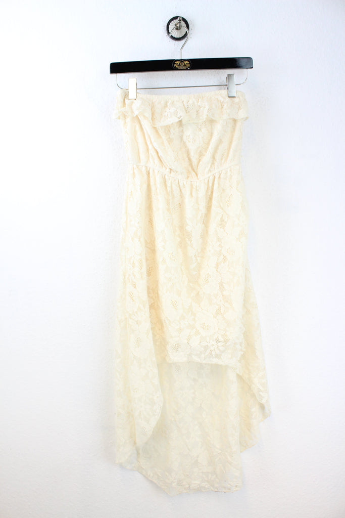 Vintage White Lace Dress (M) - Vintage & Rags
