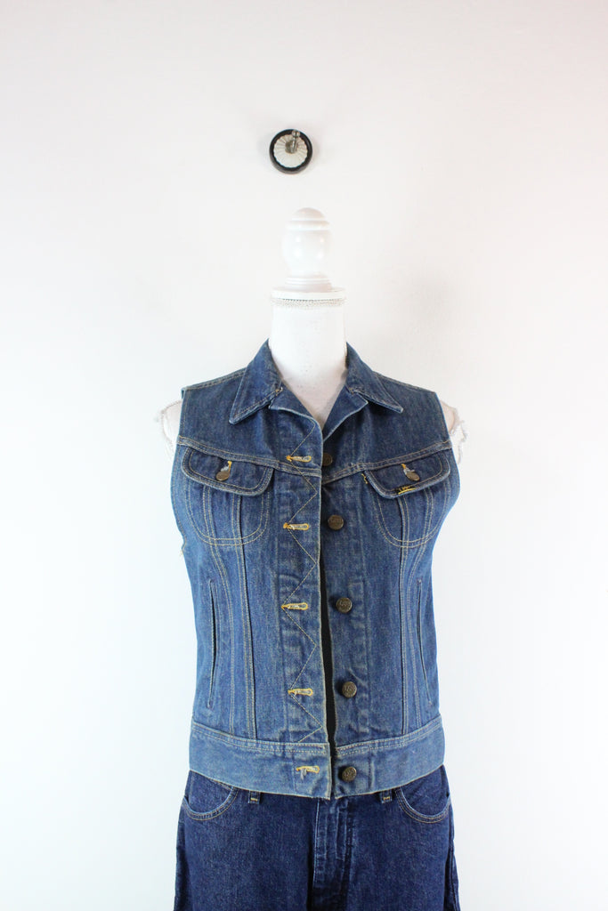 Vintage Lee Denim Vest (S) - Vintage & Rags