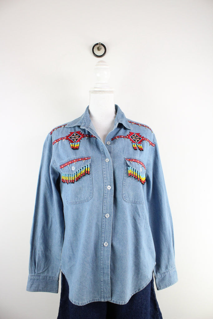 Vintage Lew Magram Denim Shirt (M) - Vintage & Rags