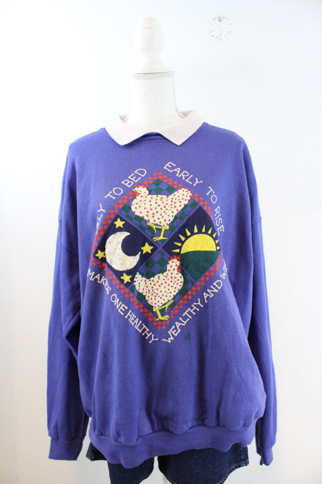 Vintage Hen Sweatshirt (XL) - Vintage & Rags Online