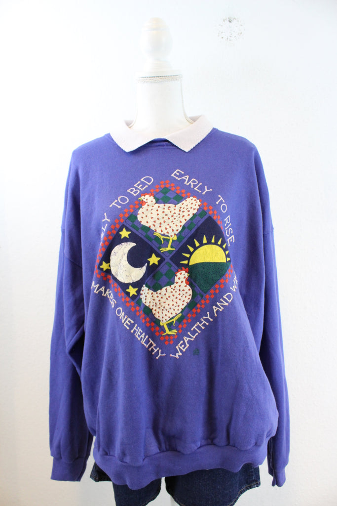 Vintage Hen Sweatshirt (XL) - Vintage & Rags Online