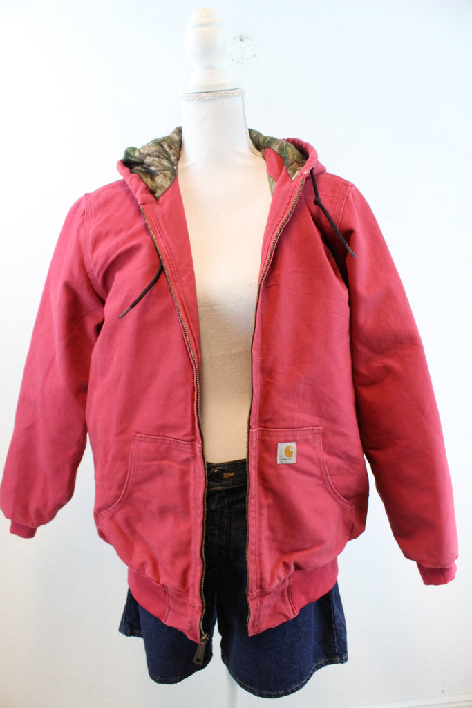 Vintage Pink Carhartt Jacket (M) - Vintage & Rags Online