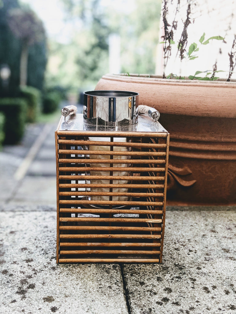 Modern Wood Lantern - Vintage & Rags