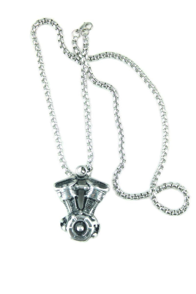 Motor Stainless Steel Necklace - Vintage & Rags