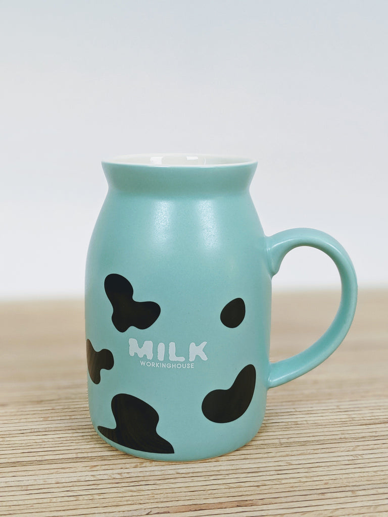 The Retro Milk Cup (350ml) Blue - Vintage & Rags