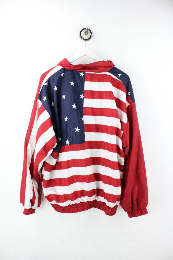 Vintage American Polyester Jacket ( XL ) - Vintage & Rags