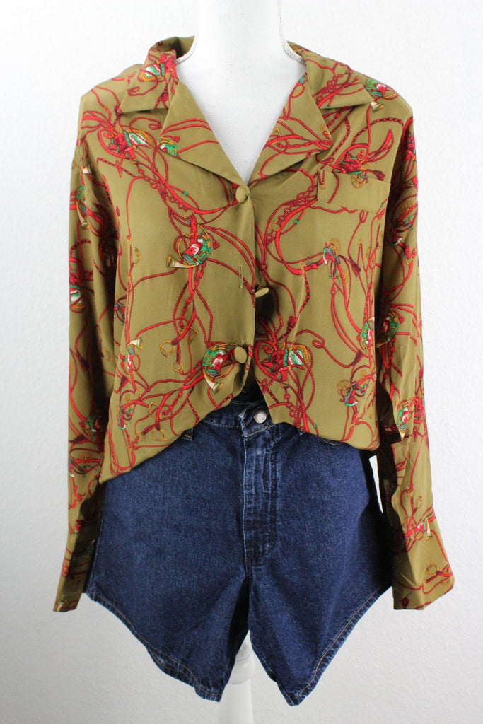 Vintage AnnTaylor Silk Blouse (L) Vintage & Rags 