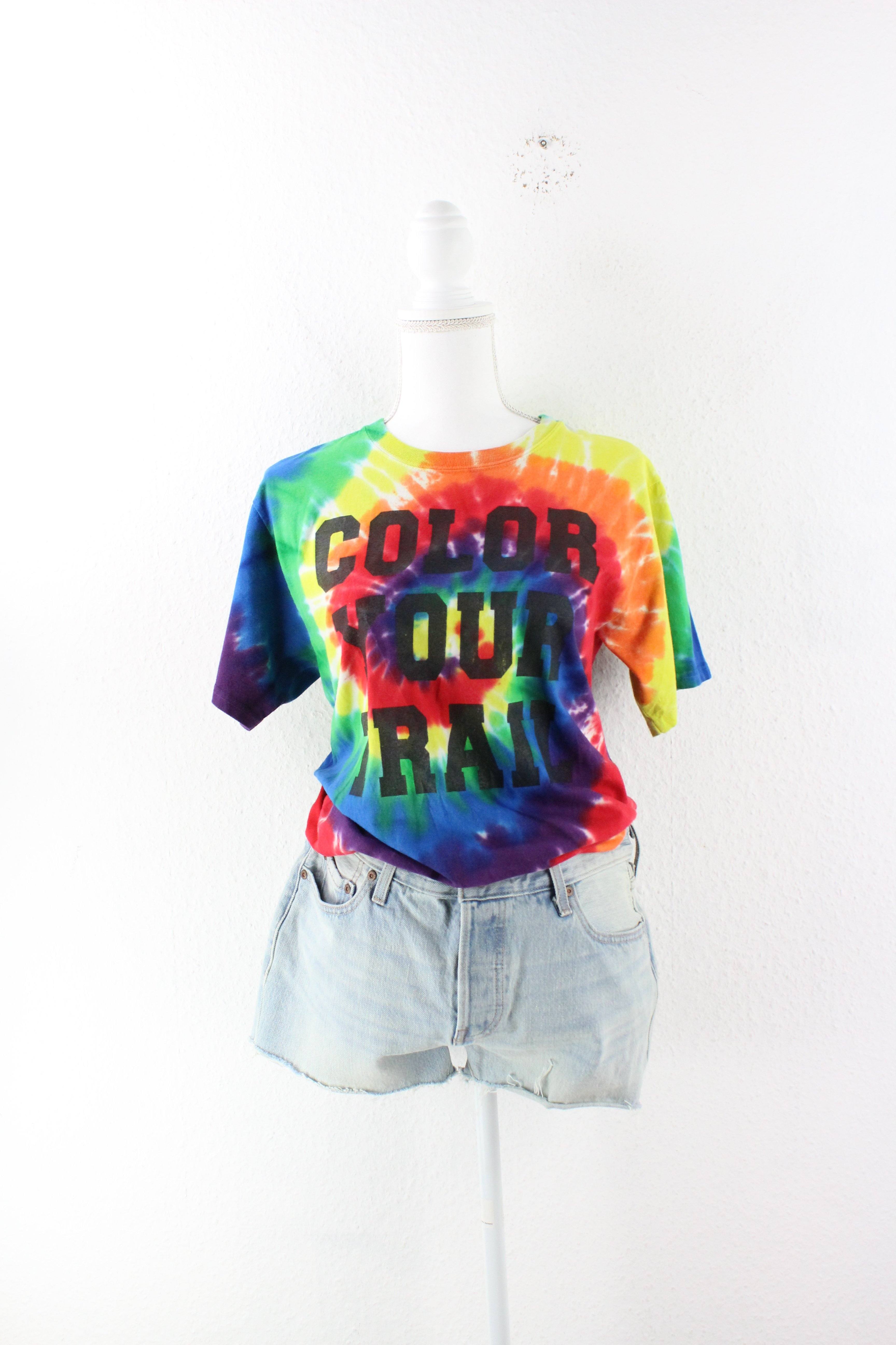 Vintage Batik Trail T-Shirt (S) Vintage & Rags 