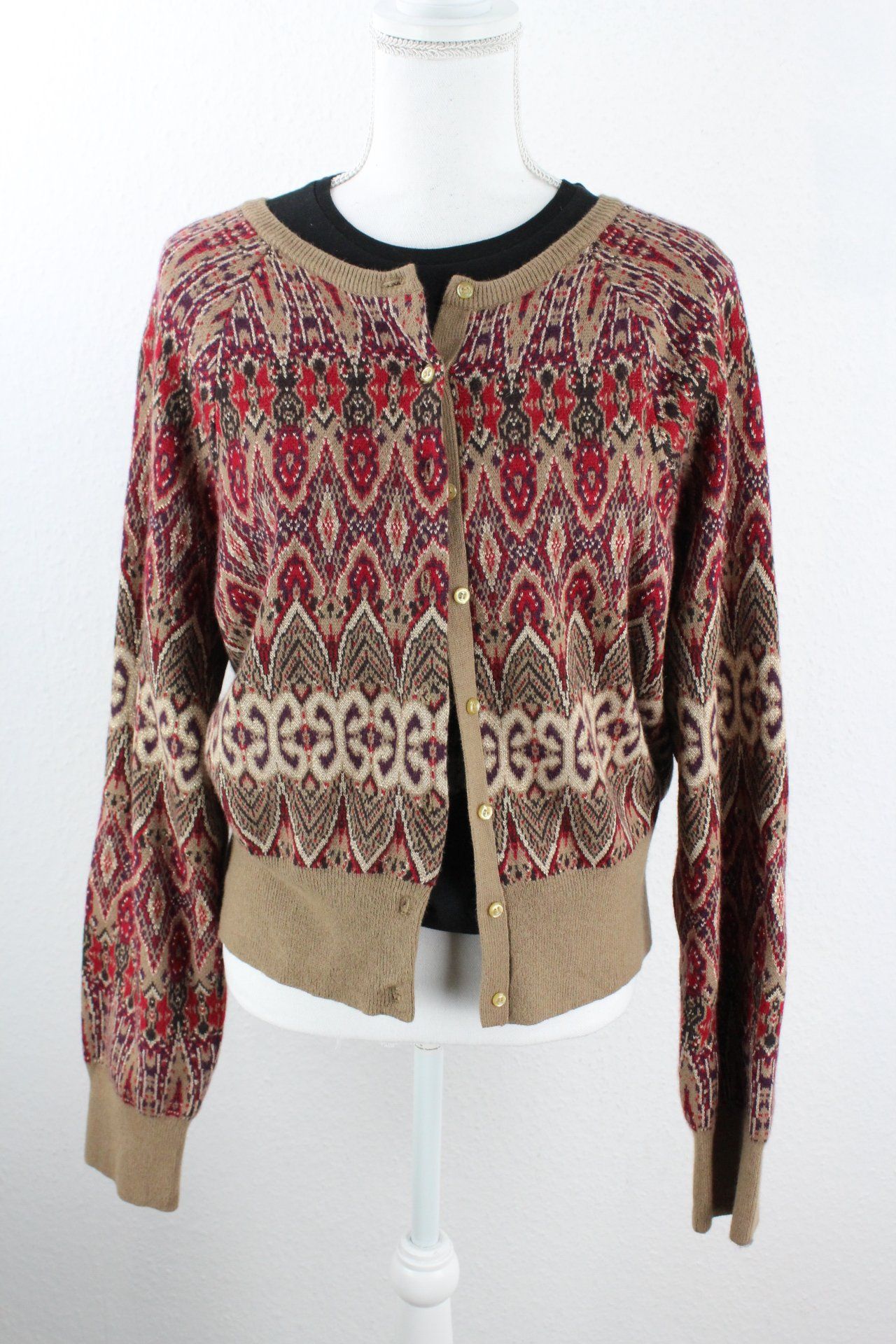 Vintage Beige ME Cardigan (XL) Vintage & Rags 