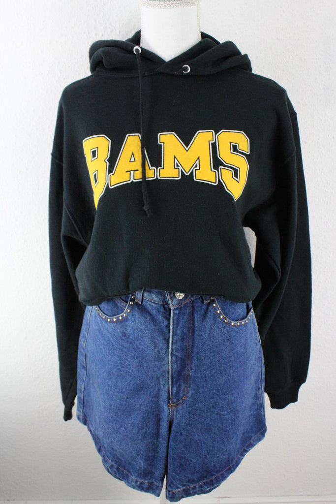 Vintage Black BAMS Hoodie (M) Vintage & Rags 