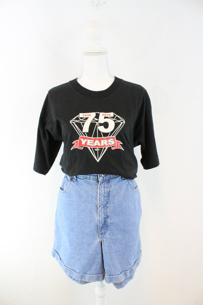 Vintage Black Bayside T-Shirt (L) Vintage & Rags 