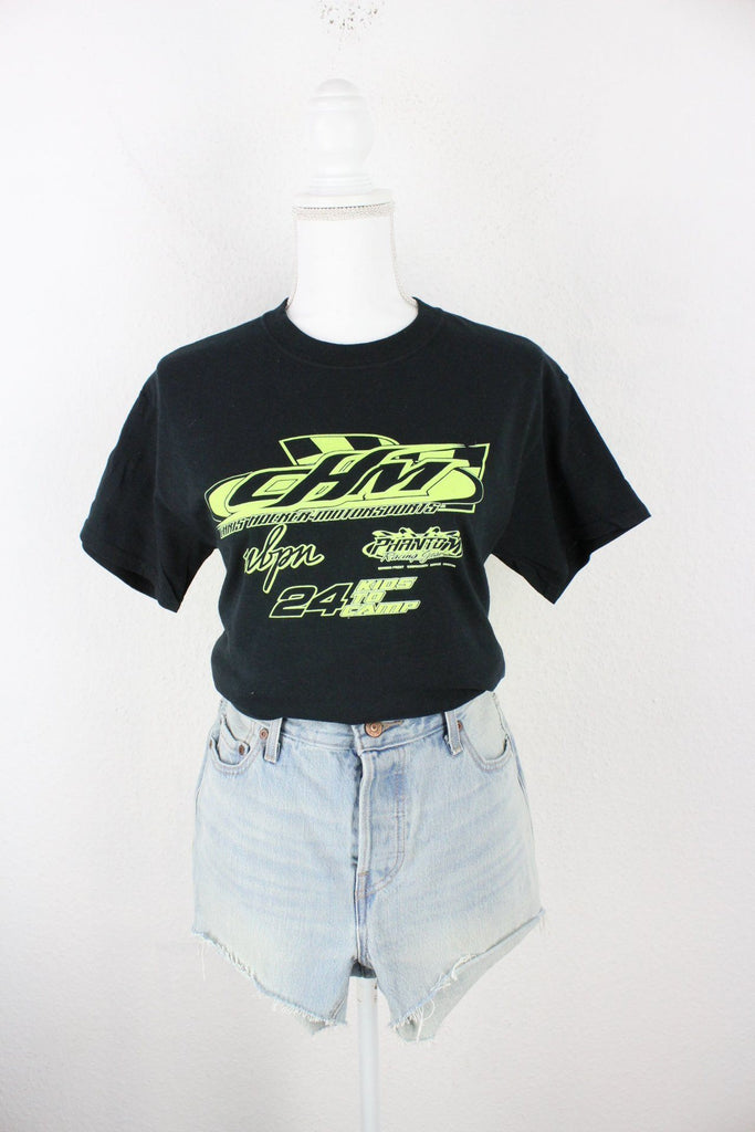 Vintage Black Motorsports T-Shirt (S) Vintage & Rags 