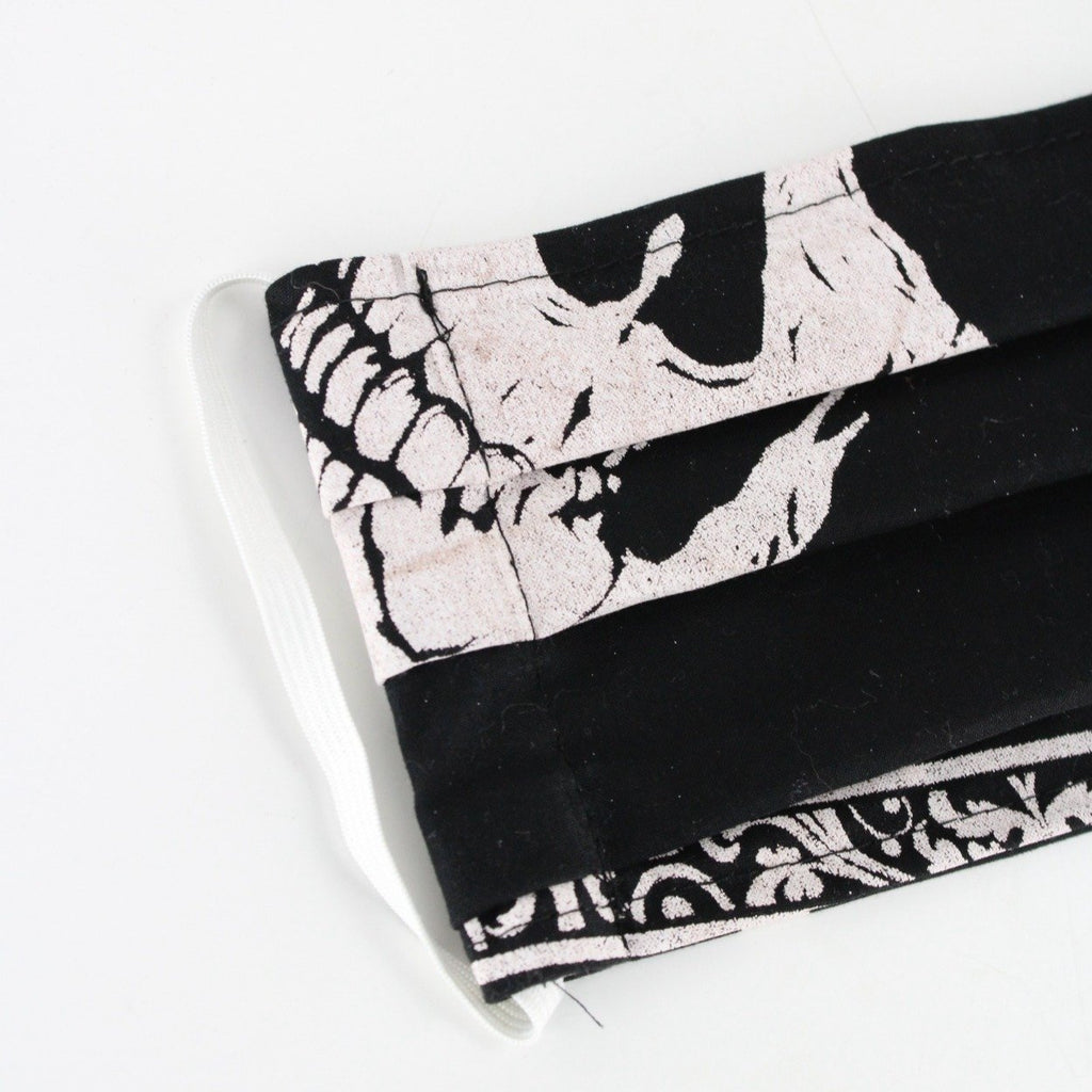 Vintage Black Skull Face Mask Vintage & Rags 