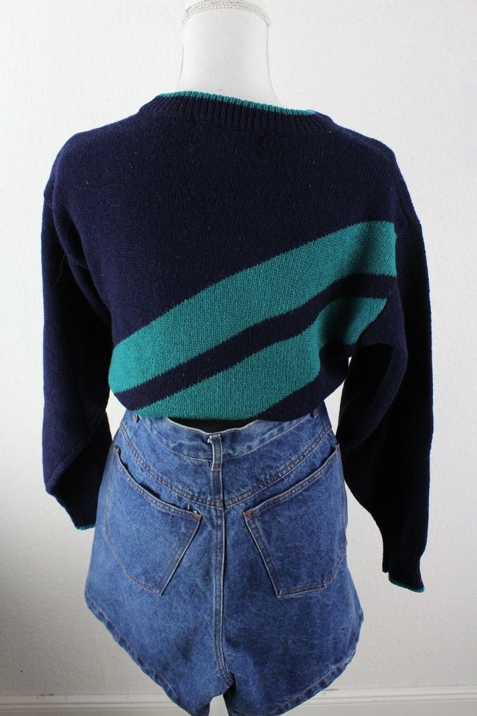 Vintage Blue Kristin Pullover (M) Vintage & Rags 