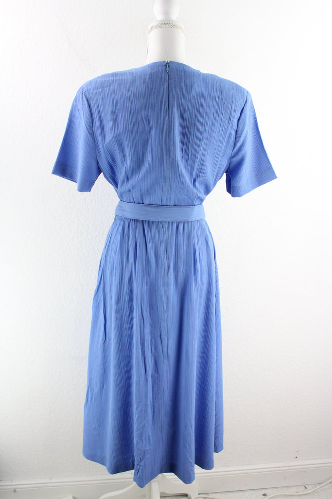 Vintage Blue Long Dress (8) Vintage & Rags 