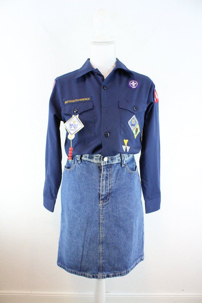 Vintage Blue Scouts Uniform (XS) Vintage & Rags 