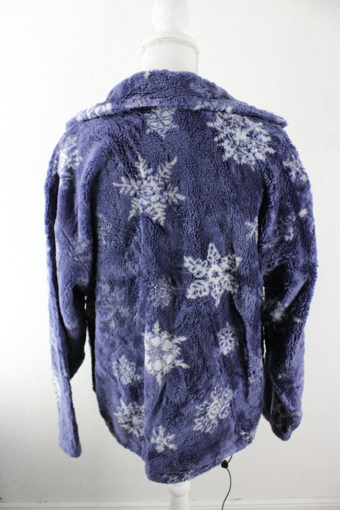 Vintage Blue Snowflake Jacket (XL) Vintage & Rags 