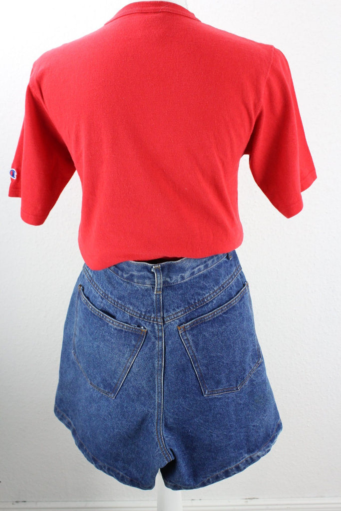 Vintage Champion Red Basic T-Shirt (XS) Vintage & Rags 